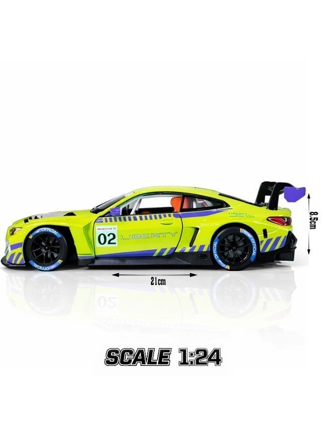BMW M4 GT3 Diecast Model Car 1:24 Scale – Detailed Racing Car Collectible – Display Case Edition - Image 5