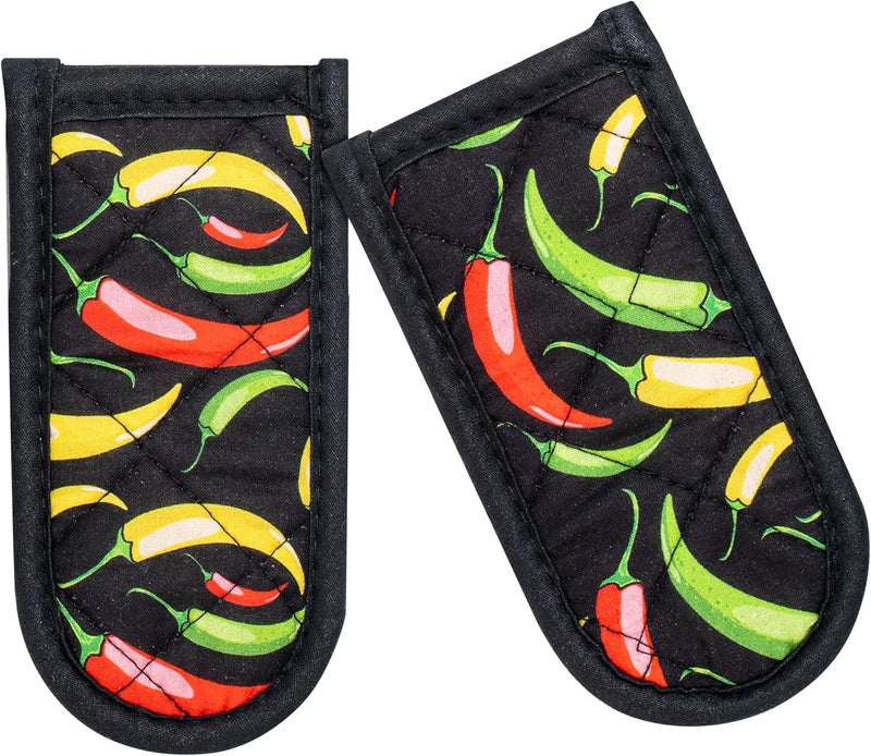 Leadiy Cast Iron Skillet Handle Covers,Pot Handle Covers Heat Resistant,Pot Holders for Kitchen Heat Resistant,Machine Washable Handle Mitts 2 PCS - Image 1