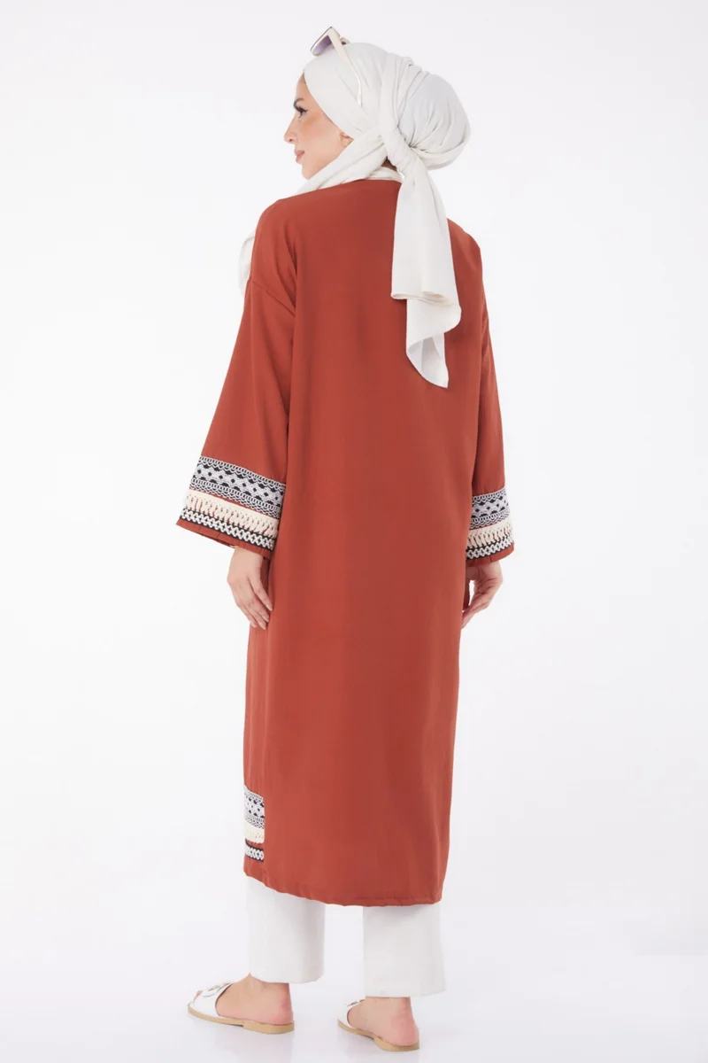Tofisa Plain Medium Women's Tile Kimono - 10166
