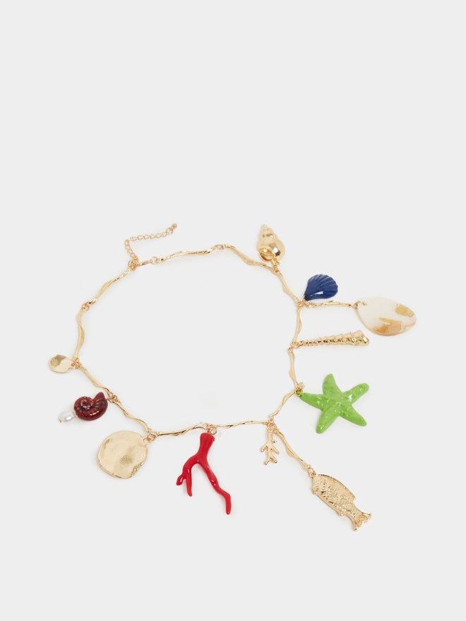 Styli Styli Sea Shell Charm Drop Necklace  - Image 3