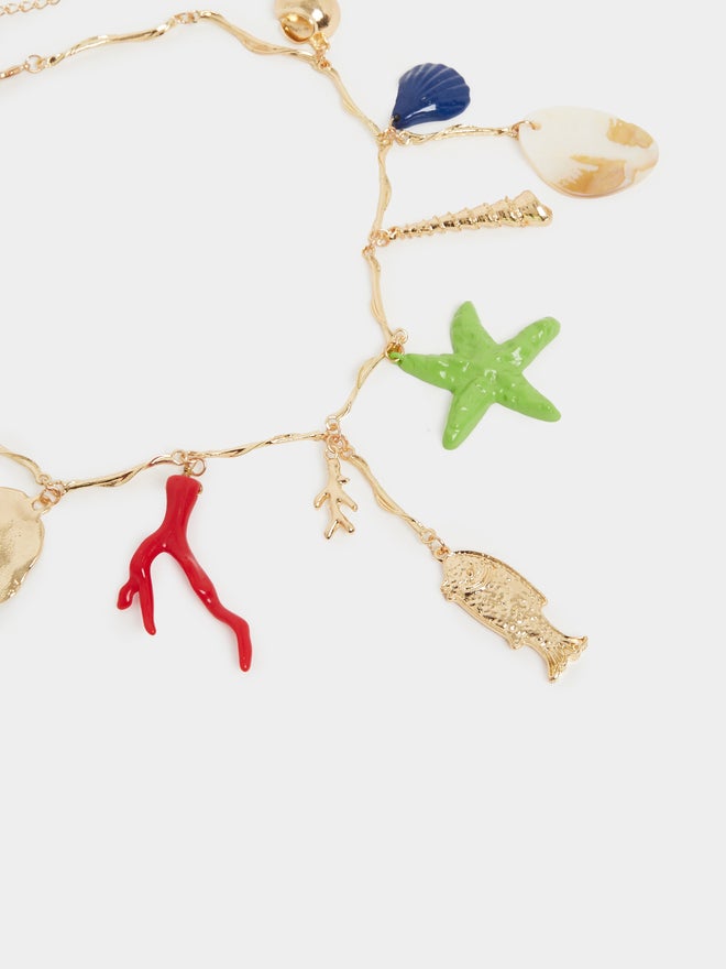 Styli Styli Sea Shell Charm Drop Necklace  - Image 4