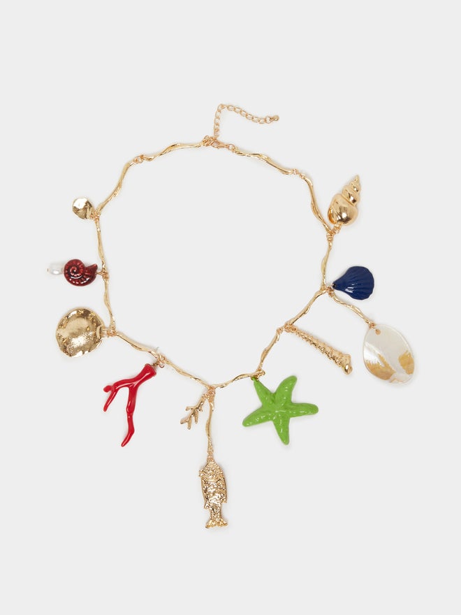Styli Styli Sea Shell Charm Drop Necklace  - Image 2
