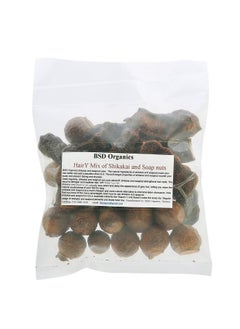 BSD Organics Hairy Mix of Shikakai and Soap Nuts - (Natural , 1kg)