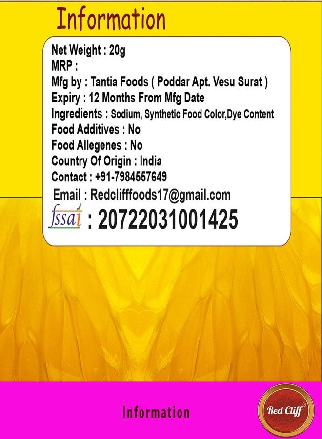RED CLIFF Edible Chocolate Brown & Lemon Yellow Food Colour Powder | Vibrant Natural Colour for Baking, Cake Decorating, Cooking | 20gx2 | - Image 5