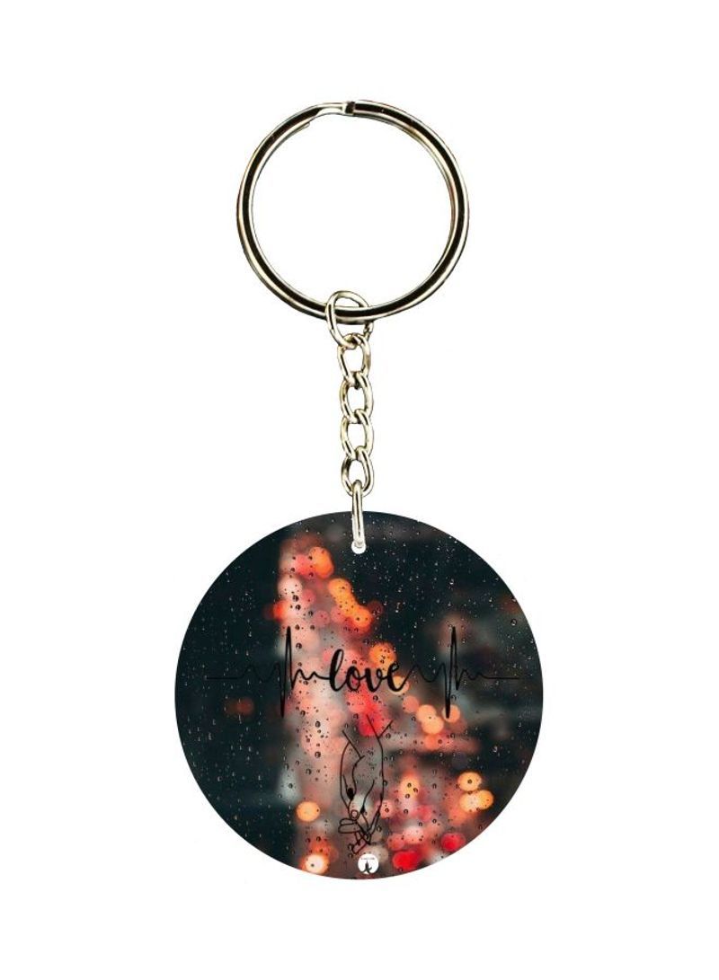 RKN Love Printed Keychain