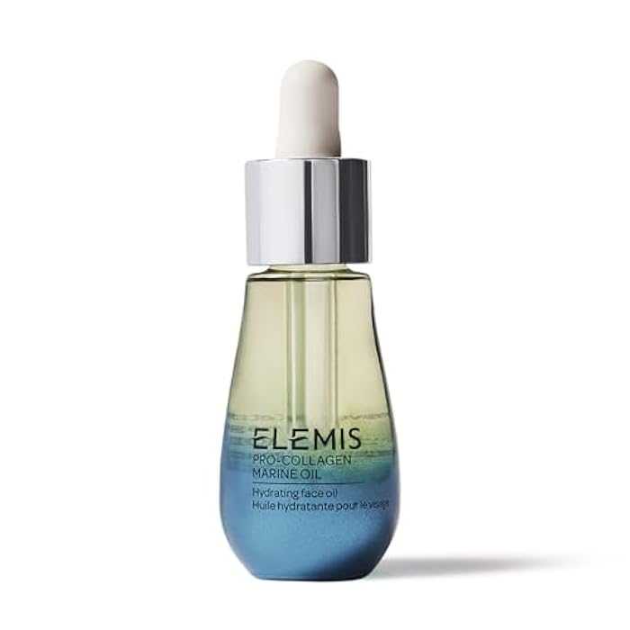 ELEMIS Pro-Collagen Marine Oil 15ml, Lightweight Face Oil To Hydrate, Nourish & Improve Skin Texture - Image 1