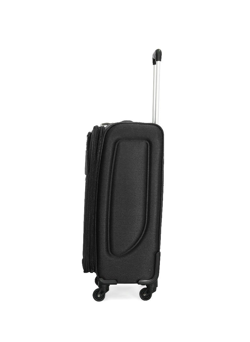 GIORDANO Giordano Softside  Luggage Trolley 3 PCS Set ,Black  - Image 3