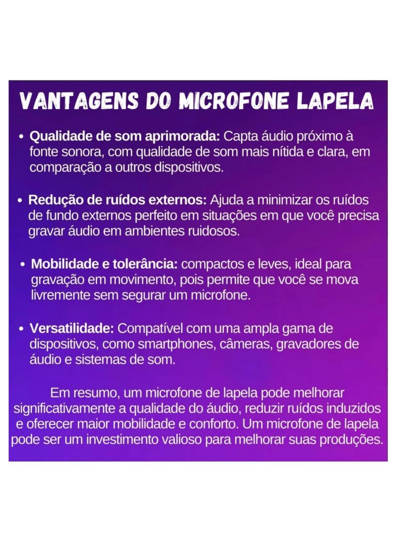 إلترازون ميكروفون لاسلكي لجهاز iPhone iPad - ميكروفون لاسلكي قابل للتوصيل مع 2 ميكروفون لتسجيل فيديو الهاتف - مقابلة - مدونة فيديو - مزامنة تلقائية وتقليل الضوضاء - 2.4 جيجا، أسود - Image 5