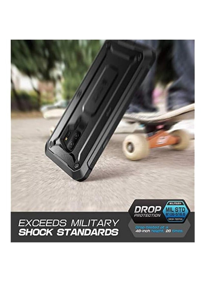 SUPCASE Unicorn Beetle Pro Series Case Designed For Galaxy S9 Plus (2018 Release), Full-Body Dual Layer Rugged With Holster Case, With Built-in Screen Protector - Black - Image 3