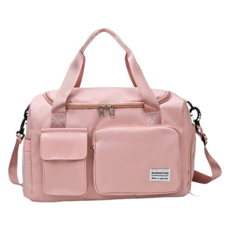 Fashion Sports Duffel Bag Men Women Gym Bag Wet/Dry Separation Swimming Oxford Cloth Hand Shoulder Travel Bag - Image 5