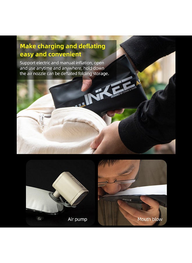 INKEE - GC12 Inflatable LED Video Light Wand 12W Handheld Air Column Light Stick 2700K-6500K Dimmable Photography Lighting Flexible LED Soft Light IP66 Waterproof Built-in Battery Magnetic Adsorption - Image 1