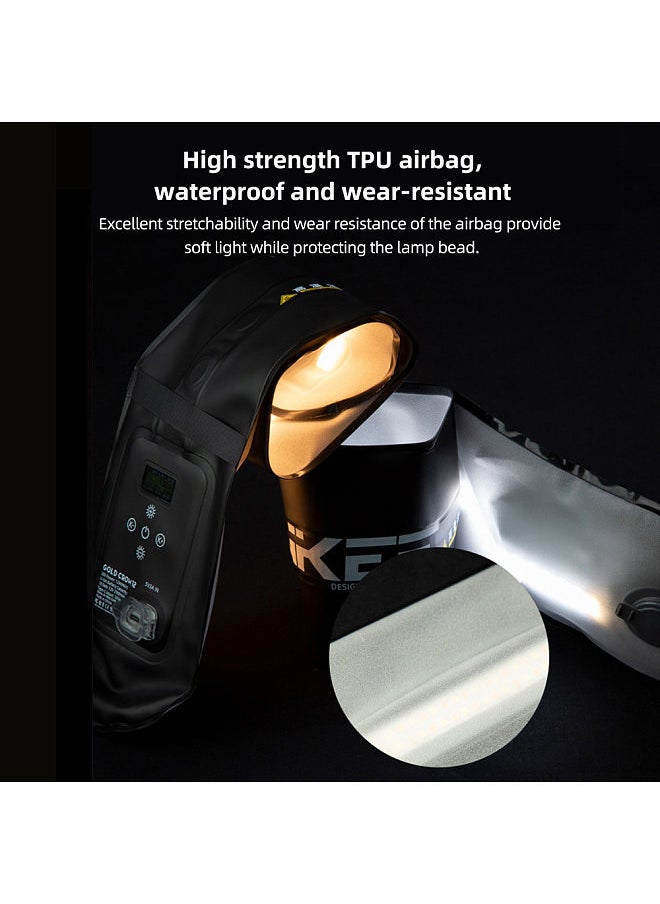 INKEE - GC12 Inflatable LED Video Light Wand 12W Handheld Air Column Light Stick 2700K-6500K Dimmable Photography Lighting Flexible LED Soft Light IP66 Waterproof Built-in Battery Magnetic Adsorption - Image 1