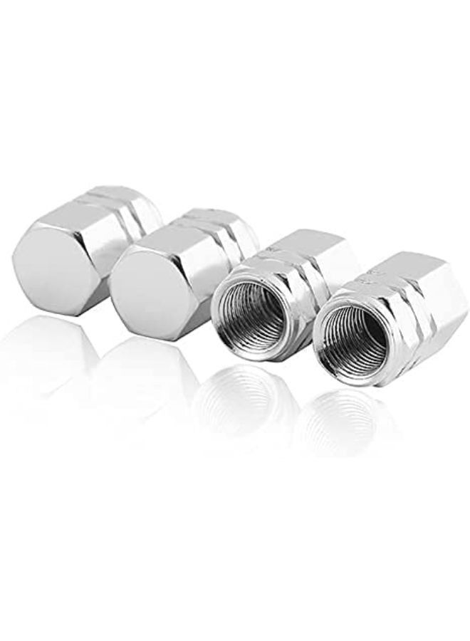 Generic 4Pieces Tire Stem Valve Caps Wheel Valve Covers Car Dustproof Tire Cap  - Image 1
