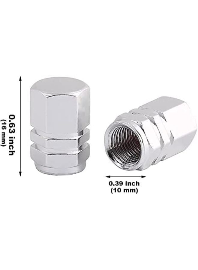 Generic 4Pieces Tire Stem Valve Caps Wheel Valve Covers Car Dustproof Tire Cap  - Image 2