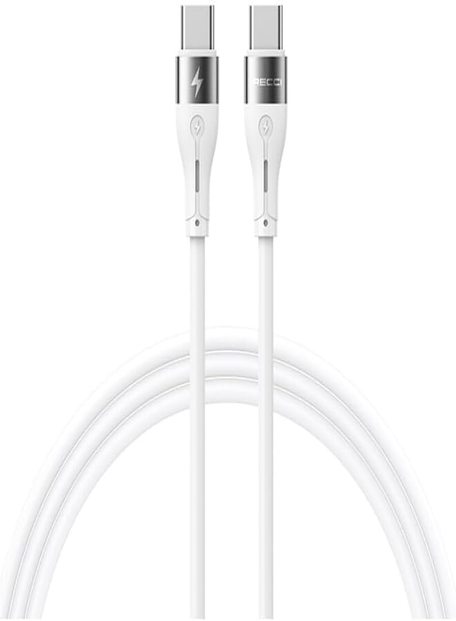 Next Next Store 65W USB-C to USB-C Fast Charging Cable with Aluminum Alloy Shell, Friction Resistant, Ideal for Charging and Data Transfer.