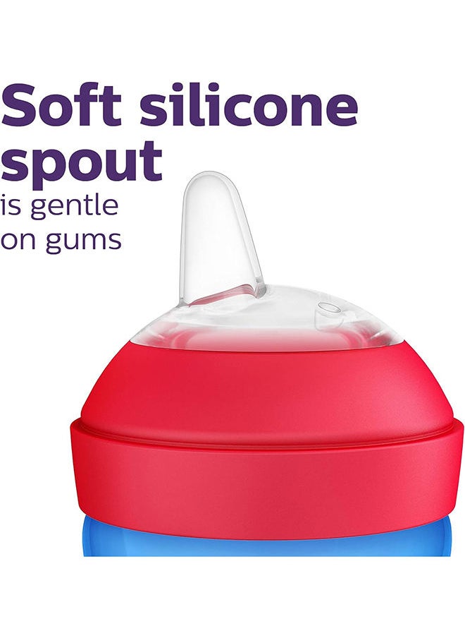 Philips My Grippy Spout Sippy Cup With Soft Spout And Leak-Proof Design  295Ml Pack Of 2  - Image 4