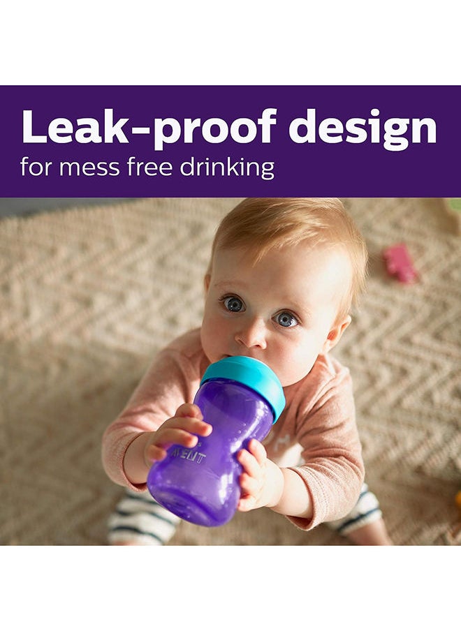 Philips My Grippy Spout Sippy Cup With Soft Spout And Leak-Proof Design  295Ml Pack Of 2  - Image 5