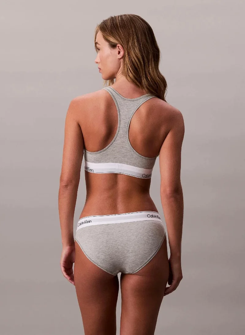 Calvin Klein Grey Heather Bikini Briefs - Icon Cotton Modal for Women | Best Price UAE