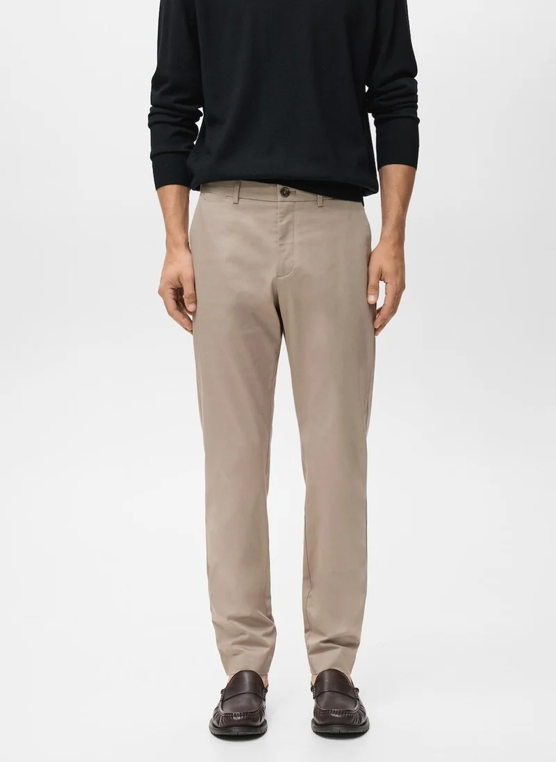 Mango Man Dublino slim-fit chino trousers