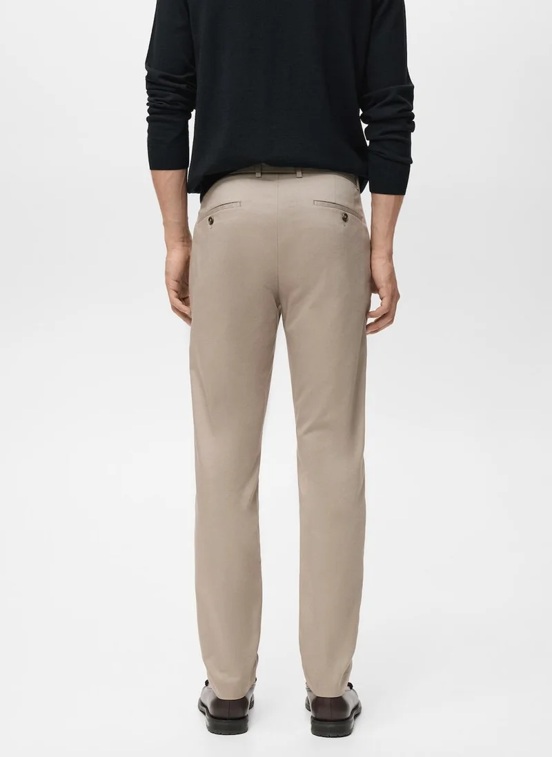 Mango Man Dublino slim-fit chino trousers