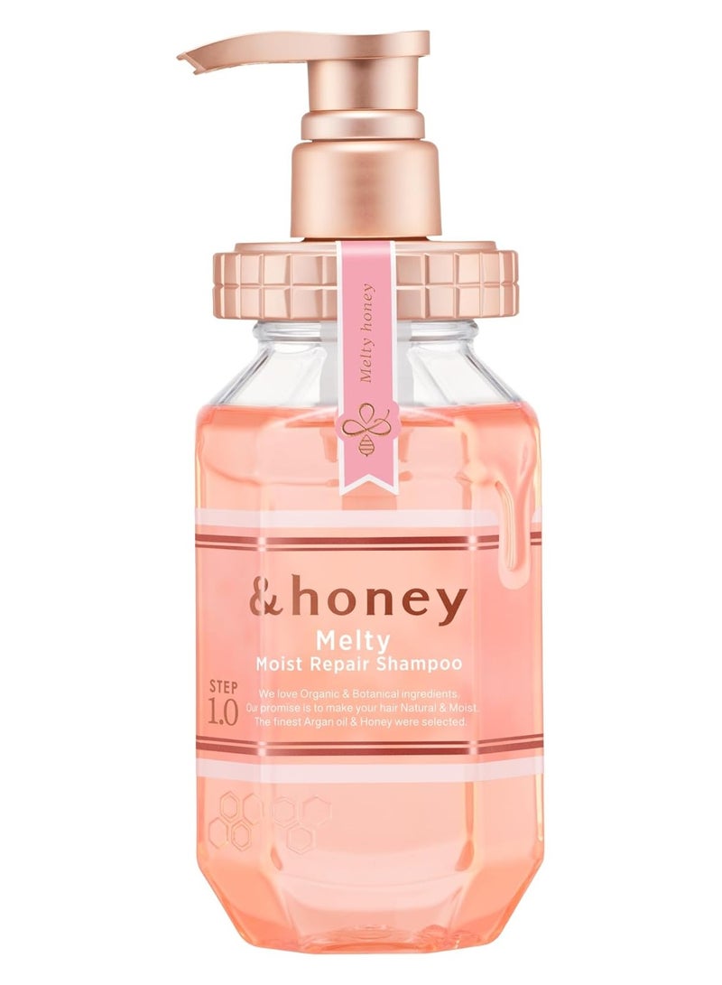 &Honey & Honey Melty Moist Shampoo 440 milliliters - Image 1