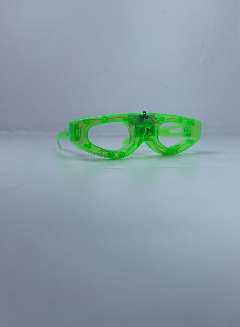 Green Light-Up Celebration Glasses - Image 4