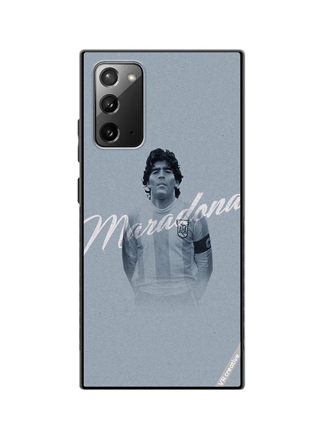 VR CREATIVE Protective Case Cover For Samsung Galaxy Note20 5G Maradona Design Multicolour - Image 1