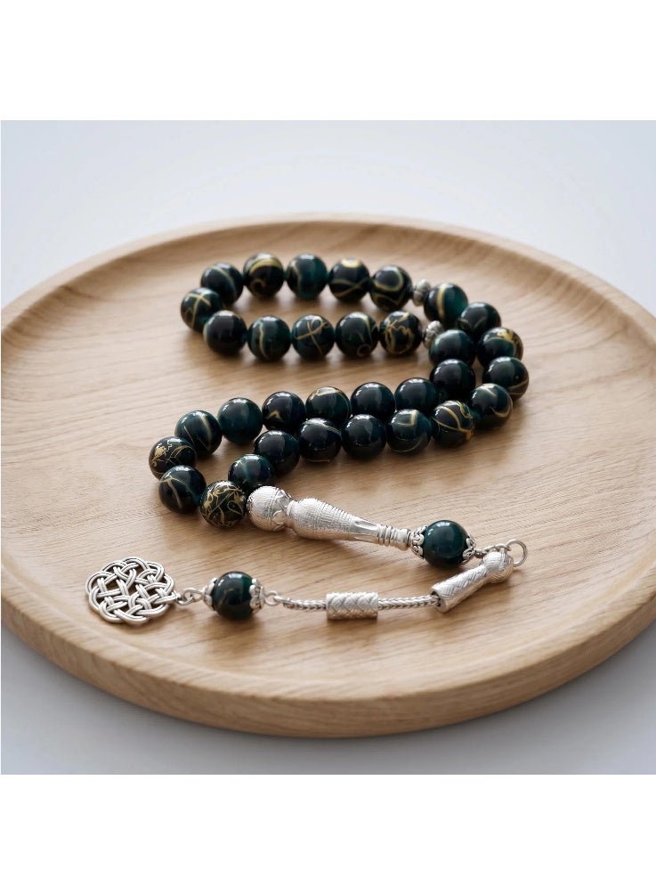 Lesha 33 Prayer Beads - Muslim Prayer Beads/Tasbih/10mm/Handmade/For Men And Women - Image 1