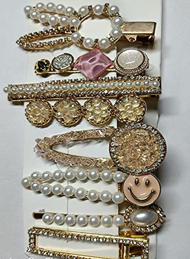 Drishti Hair Clips for Women Stylish,Pearl Hair Clips for Women,Lovely Girl Hair Clip pack of 8 pieces(Multicolor) - Image 4