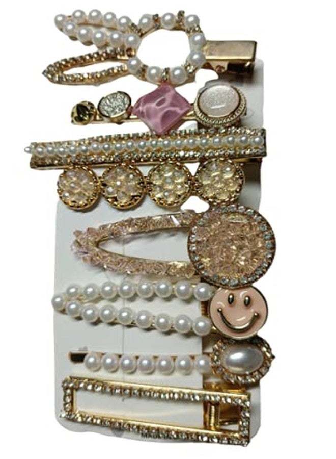 Drishti Hair Clips for Women Stylish,Pearl Hair Clips for Women,Lovely Girl Hair Clip pack of 8 pieces(Multicolor) - Image 2