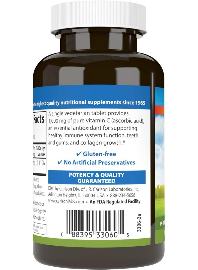 Carlson مكمل غذائي فيتامين سي 1000 ملغ للبالغين - Image 3