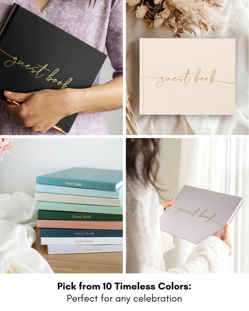 Lamare Wedding Guest Book â€“ Polaroid Guest Book for Wedding Reception, Baby Shower, Birthday, Bridal Shower and Special Event Guestbook â€“ A Stylish Sign in Book for Party - Blank Page - Image 5