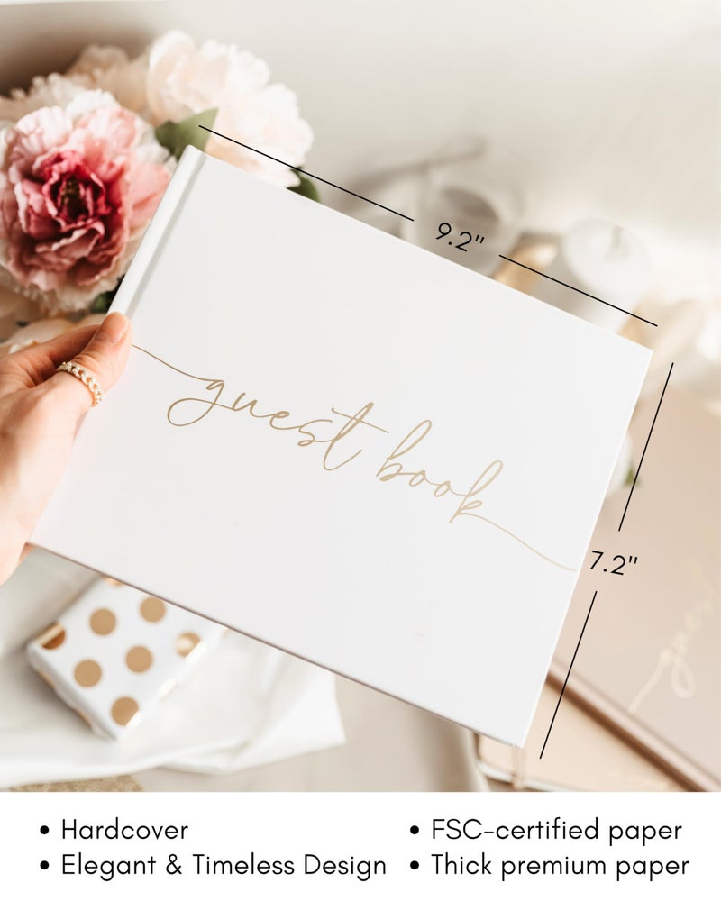 Lamare Wedding Guest Book â€“ Polaroid Guest Book for Wedding Reception, Baby Shower, Birthday, Bridal Shower and Special Event Guestbook â€“ A Stylish Sign in Book for Party - Blank Page - Image 2
