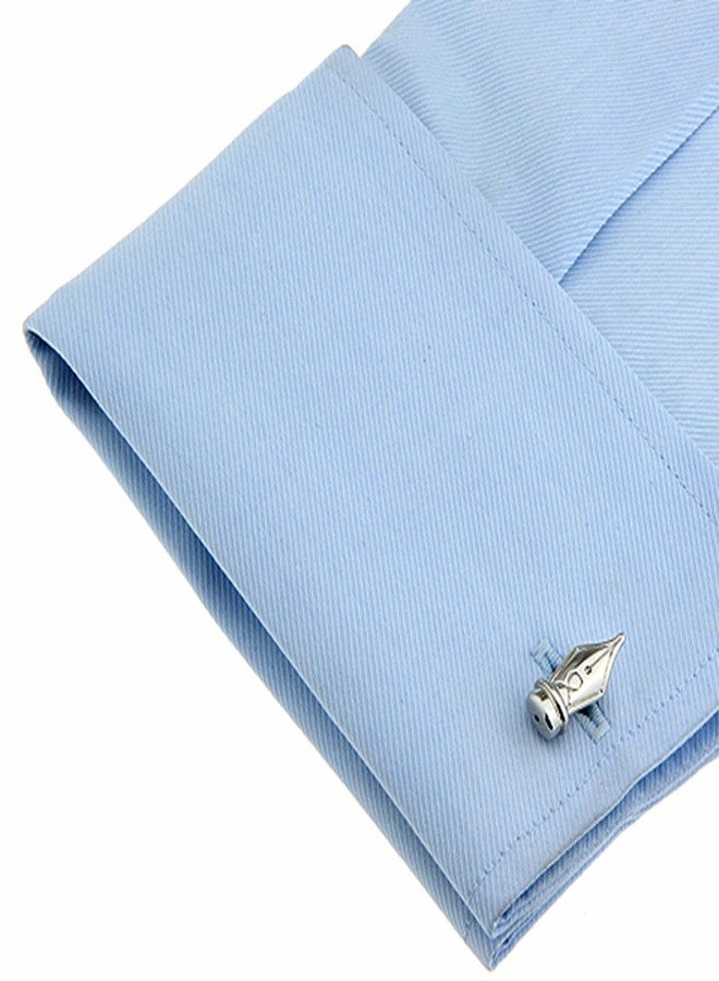 Vcufflinks Quill Fountain Pen Pair Cufflinks - Image 4