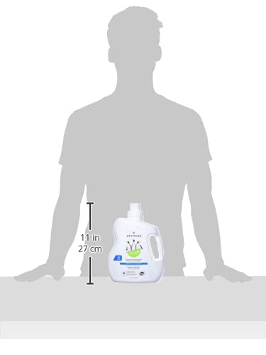 ATTITUDE Liquid Laundry Detergent, EWG Verified, HE Compatible, Plant-Based & Vegan, Natural Laundry Soap, Wildflowers Scent, 40 Loads, 67.6 Fl Oz - Image 3
