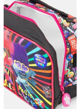 Trolls Kids Girl Trolls Printed Lunch Bag 24 L x 19 H x  11 W cm, Red Combo  - Image 3