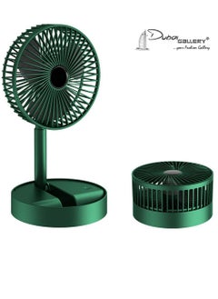 Portable Fan Folding Telescopic Fan USB Rechargeable Floor Standing Fan
