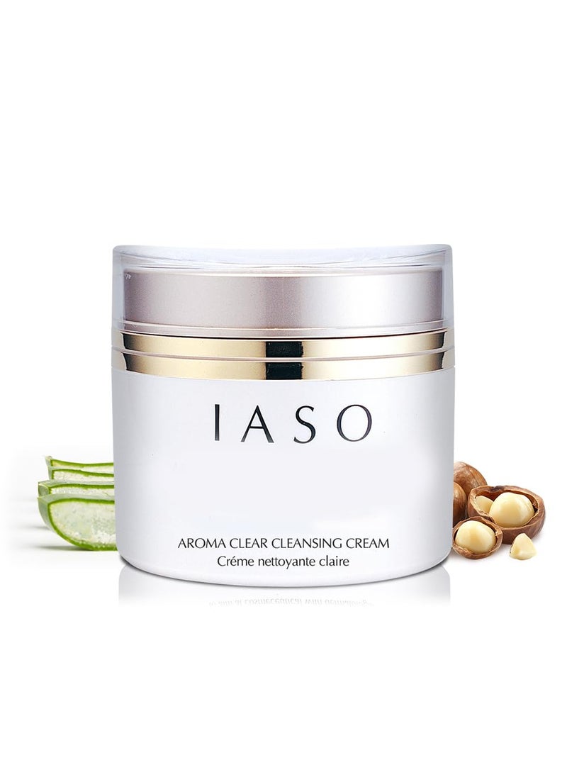 iaso IASO Aroma Clear Cleansing Cream | Cleansing Cream, Deep Cleansing, Remove Heavy Makeup and Impurities, Hydrated and Radiant, Korean Skin Care, 8.45 oz 