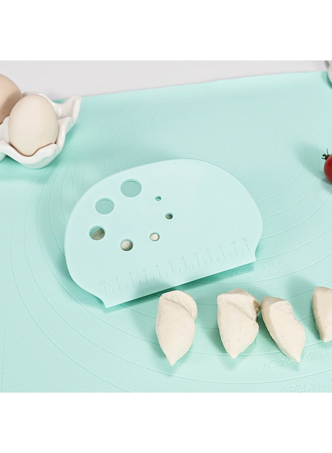 Sale Scraper Cutter Cake Cream Household Silicone Facial Cutter With Scale Scraping Kitchen Baking Tools Special Offer-Color:Nordic Green - Image 1