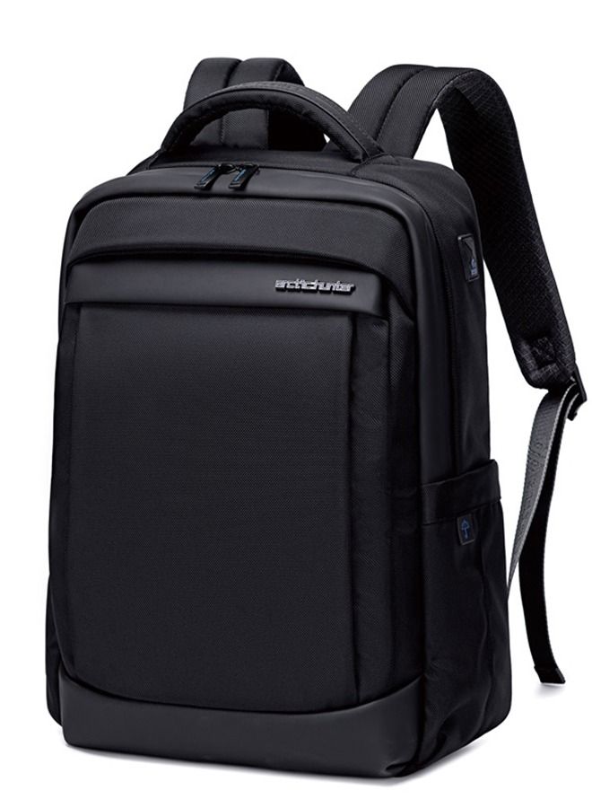 ARCTIC HUNTER City Hunter Series B00478 Waterproof Anti Theft Backpack 15.6inch Laptop Compartment, Black  - Image 1