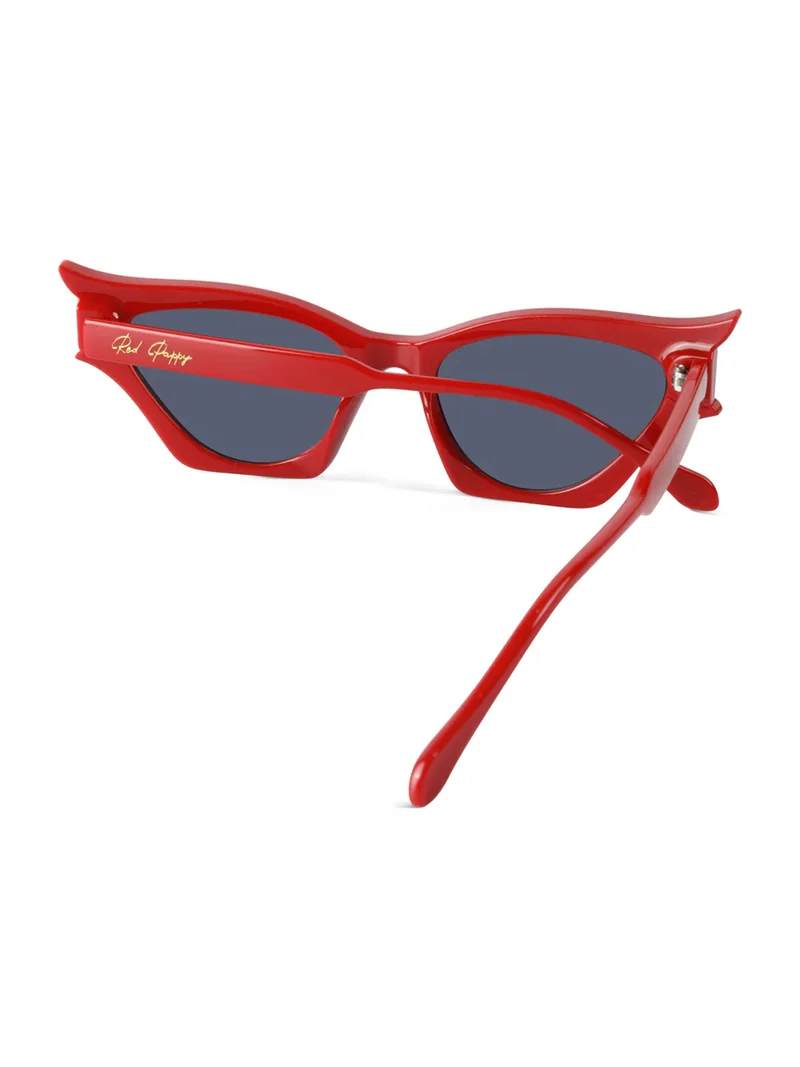 ووجلز Red Pappy Flauxis Blue Cateye Sunglasses
