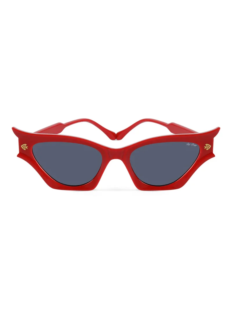 ووجلز Red Pappy Flauxis Blue Cateye Sunglasses