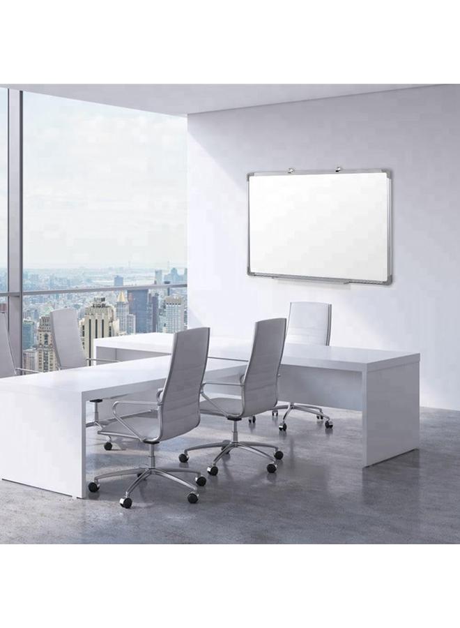 ECVV Magnetic Whiteboard Hanging Writing Board Aluminum Alloy Frame For Home Teaching And Office Size 90 X 120Cm White - Image 4