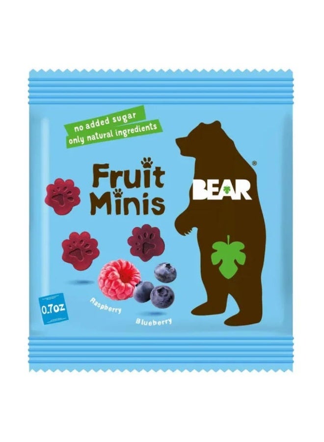 بير قطع فواكه صغيرة بنكهة التوت البري والتوت الأزرق، مكونات طبيعية 100%، بدون إضافة سكر، 5 × 20 غرام - Image 5