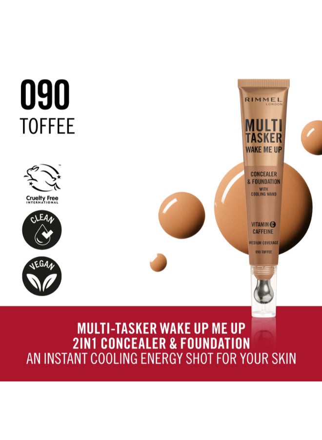 RIMMEL LONDON خافي العيوب والأساس متعدد المهام - 90 - توفي, 20 مل - Image 2