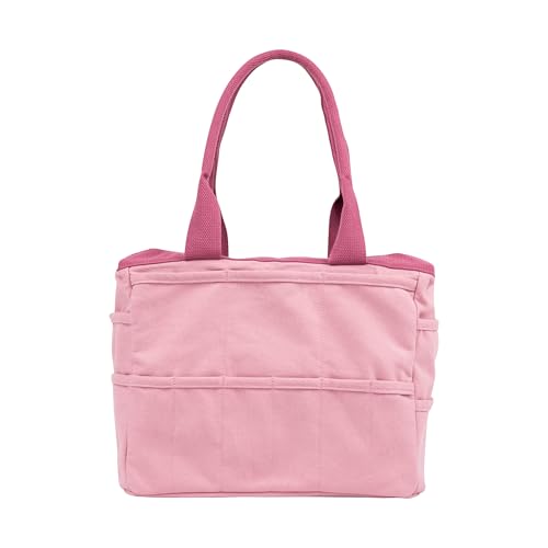 Soolla Studio Bag: Art Supply Storage & Pottery Tool Bag, Washable Craft Tote, Knitting Yarn Organizer, Crochet Projects, 30 Pockets, 20+ Canvas Colors, Gift for Artists & Teachers (Desert Rose) - Image 3