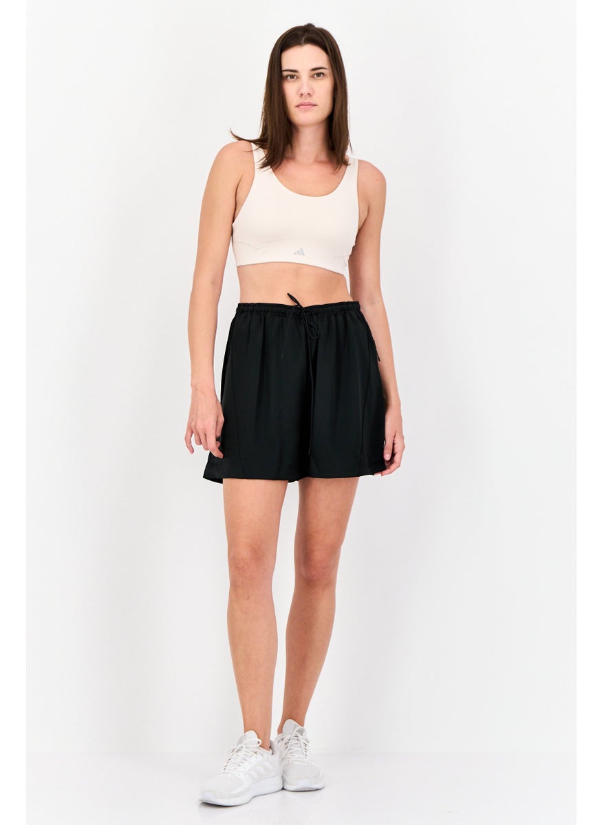 Adidas Women Sportswear Fit Outdoor Shorts, Black  - Image 4