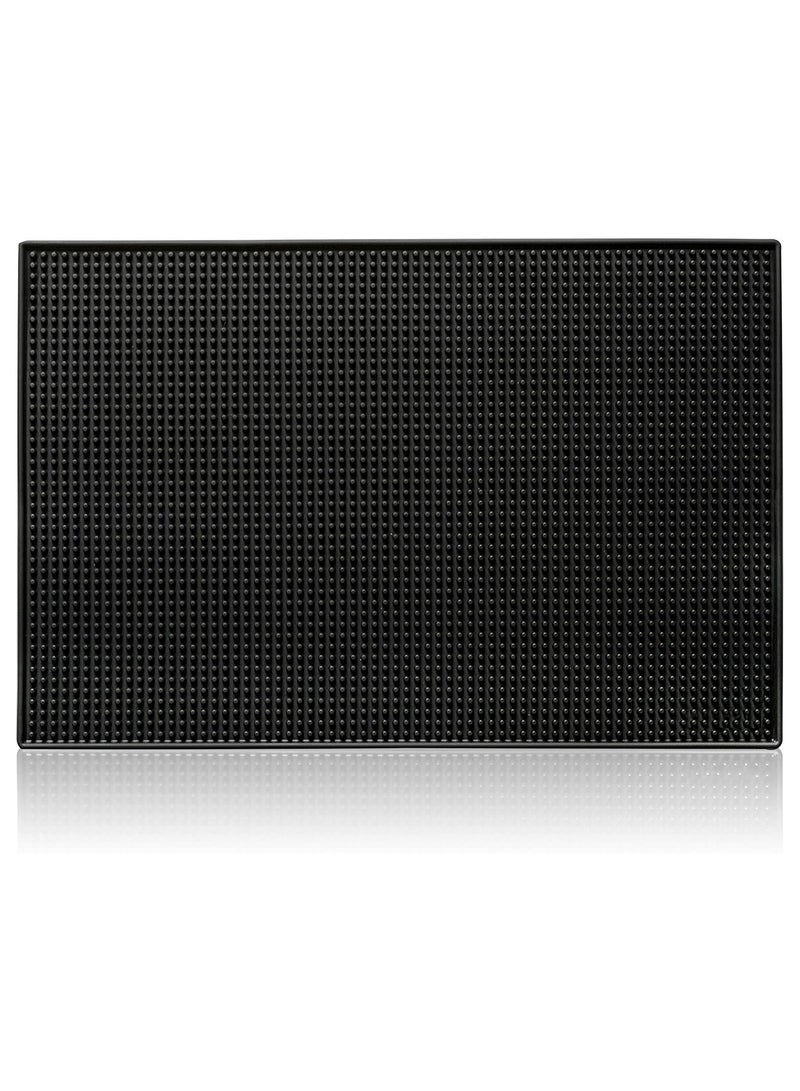Coffee Rubber Service Mat, 30x45x1CM Thickening Non Slip Spill Mats for Coffee, Bar, Restaurants and Home, Dish Drying Countertop Mat for Home Kitchen Bar, - Image 1