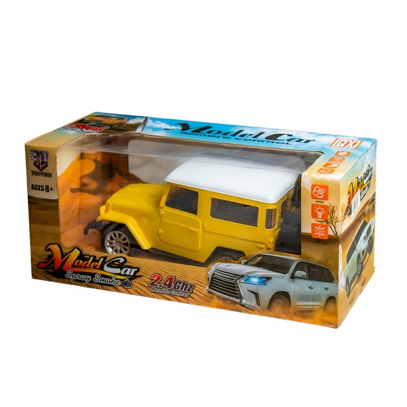 سيارة سفاري 1:12 ابيض مع ريموت تحكم - QX3688-F10T - Image 1