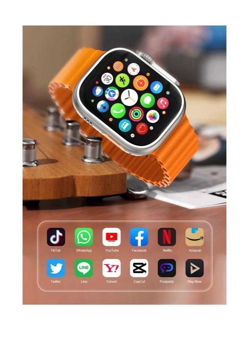 S8 Ultra - "4G Smartwatch with 64GB Storage, HD Display, Fitness Tracker, Heart Rate Monitor, GPS & SIM Support" - Image 1